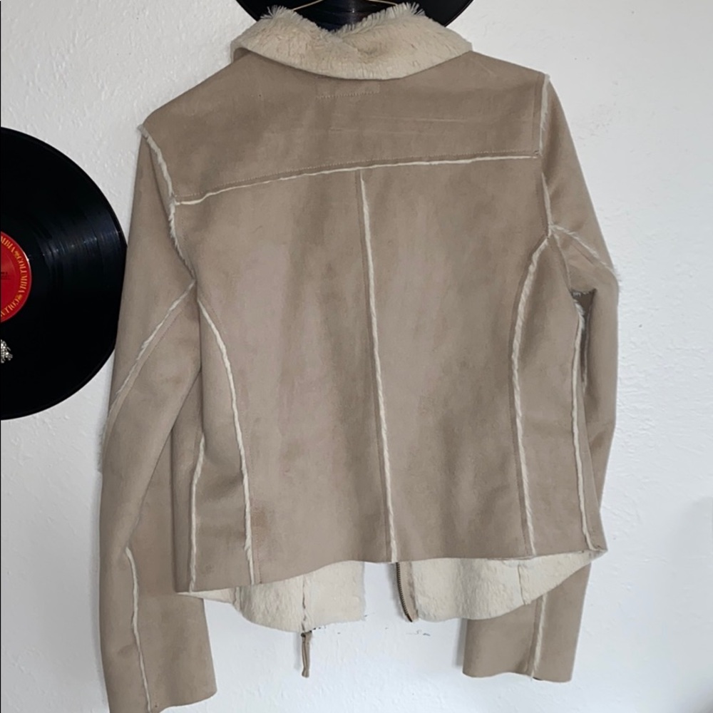 Lucky brand faux sheepskin jacket - Picture 2 of 2